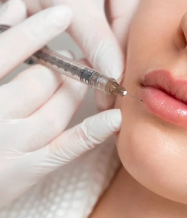 Lip filler treatment at Derma Clinic Group